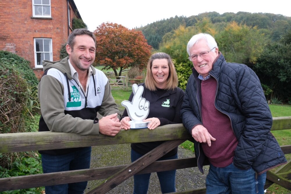 Sam and Emily Stables with John Craven